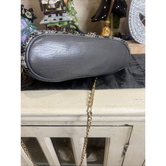 BE&D Genuine Leather Python Bucket Drawstring Crossbody Handbag Purse Nordstrom - Picture 11 of 12